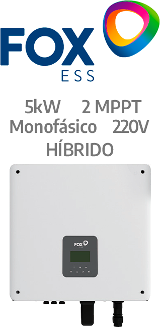 KentaCOLE Firefly Aviso 5’10” Foxess All In One 5kw / 10kwh - 220v - 2 Mppt- Afci (P100-5-H