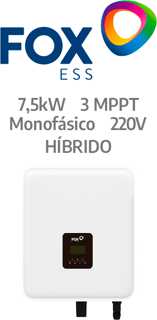 Foxess All In One 5kw / 10kwh - 220v - 2 Mppt- Afci (P100-5-H