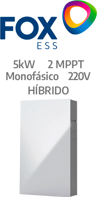 Foxess Hibrido 12kw - 380v - 2mppt - Afci (H3-12.0-E) | Fortlev Solar