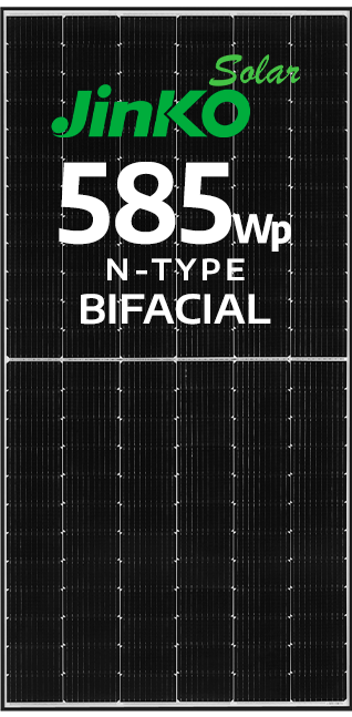 MóDulo Jinko 545wp Bifacial P-Type Ef. 21,13% (Jkm545m-72hl4-Bdvp