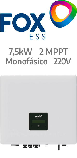 Foxess All In One 5kw / 10kwh - 220v - 2 Mppt- Afci (P100-5-H